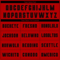 Maillot de football personnalisé rouge et noir par sublimation